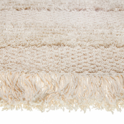 Alfombra Pie/costado De Cama Chenille 50x80 Algodon