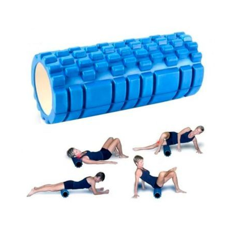 Foam roller Rodillo para Masaje Yoga Celeste