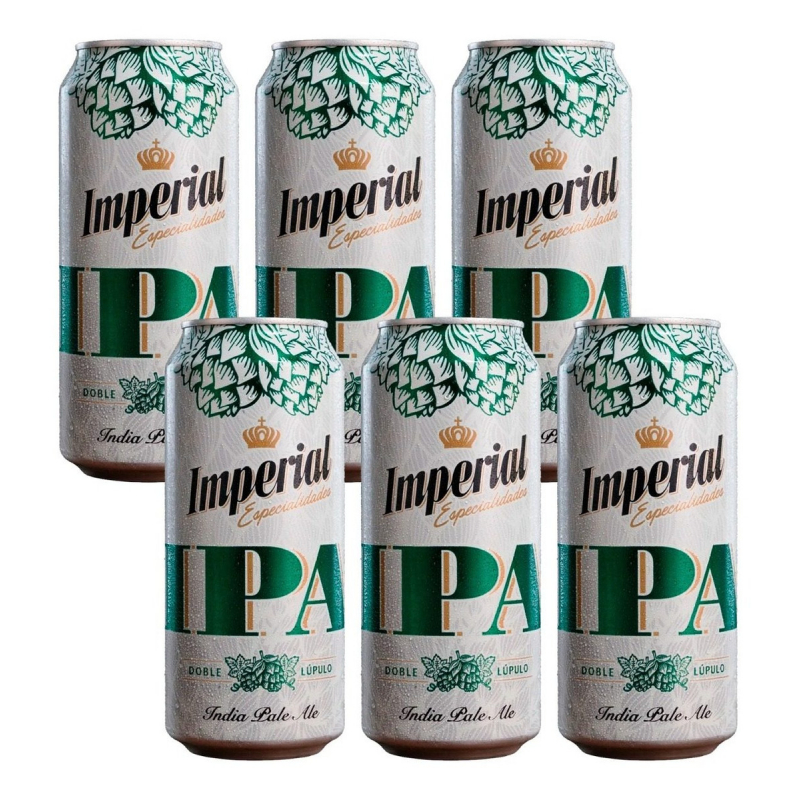 Caja 6 Cerveza Imperial Ipa India Pale Ale Lata 473ml ICBC Mall
