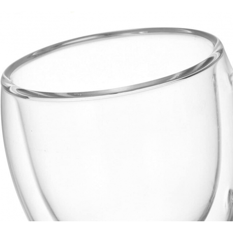 Vaso Taza X 2 Unidades Doble Vidrio Cafe Doble Capa X 350ml