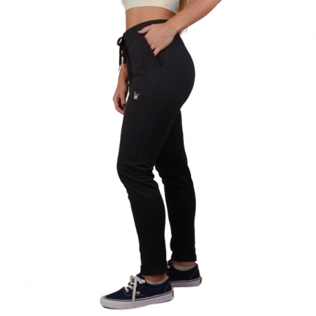 Pantalón chupín deportivo básico con cintura faja