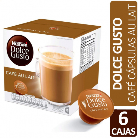 Cápsulas café au lait Nescafé® Dolce Gusto®