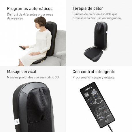 Asiento Masajeador Cervical Espalda Wolke Infinity Cosmic - Tienda