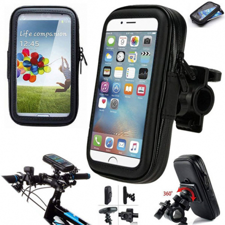 Soporte De Celular o GPS con Estuche Para Bicicleta Moto - ICBC Mall