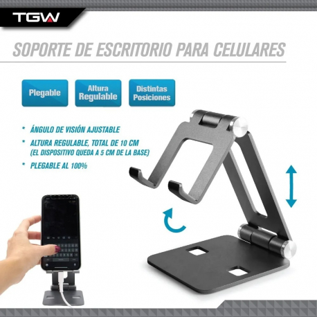 Base Soporte De Pared Tablet Celular Seguridad Multiusos