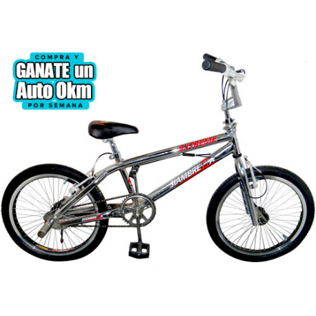 Bicicleta SIAMBRETTA Rodado 20 Freestyle Color Cromado 10195