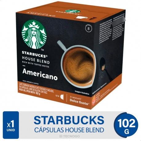 Cápsulas de café Starbucks compatibles con Dolce Gusto