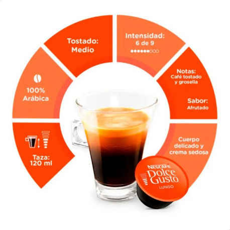 Combo Capsulas Dolce Gusto Cafe Con Leche Lungo Cappucci - ICBC Mall