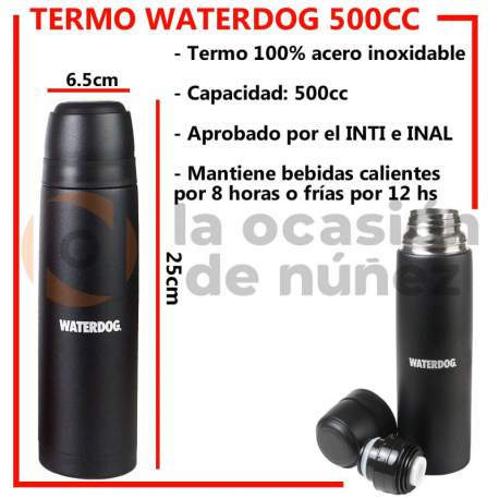 Termo acero inoxidable 500cc con pico cebador