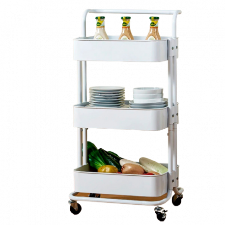 Mesa Auxiliar Cocina Carro Con Ruedas Italy Con Estante