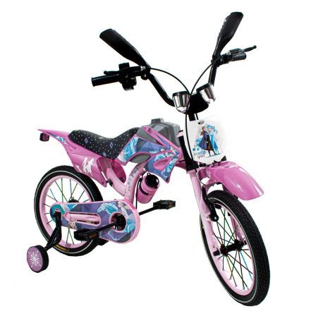 Bicicleta Infantil Rodado 16 Simil Moto Frozen Disney ICBC Mall