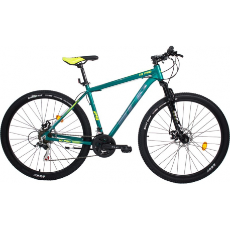 Bicicleta Mountain Bike SLP 10 PRO Rodado 29 Talle 18 Verde Gris