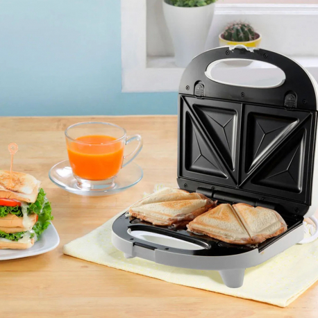 Tostadora Sandwichera Smart Tek Sd1045 3 Coccion Electrica