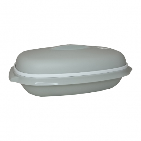 Tapa Universal Para Microondas Plastico Blanco- Colombraro