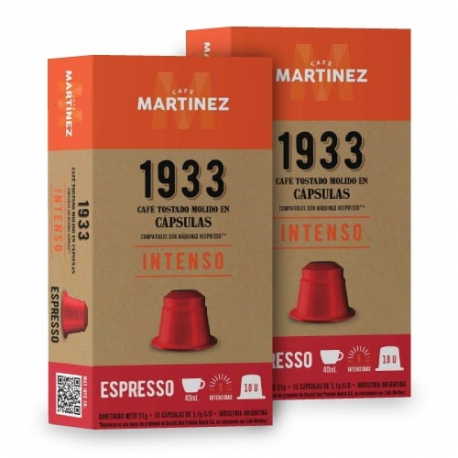 Capsules café intenso Nespresso x80 - Café en capsule