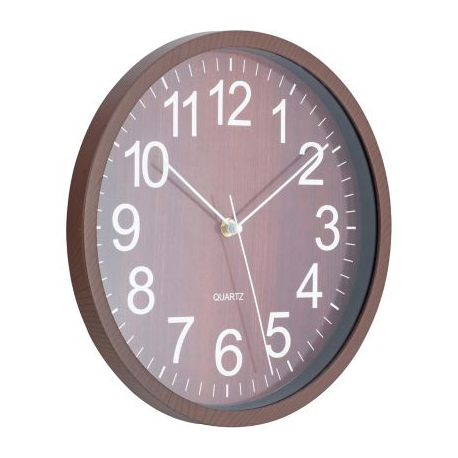 Reloj de pared Wooden 29 x 29 cm ICBC Mall