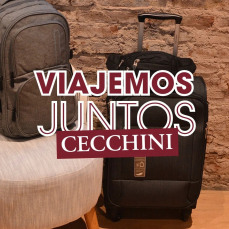 Combo Viaje Cecchini Valija Chica 20Pulg + Mochila Cabina Carry On