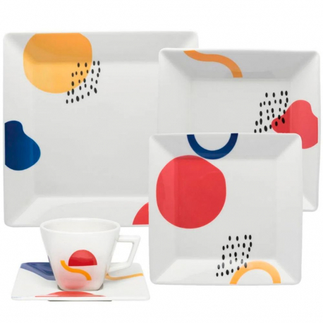 Set Vajilla Completa 30 Pzs Juego De Platos Oxford Porcelana