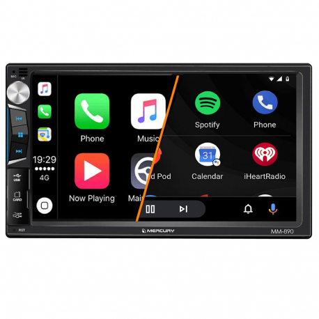 Stereo Pantalla Android Auto Carplay Mirror Bluetooth 7 Pul