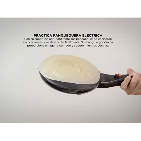 Panquequera Electrica 800w + Batidor + Bowls + Waflera
