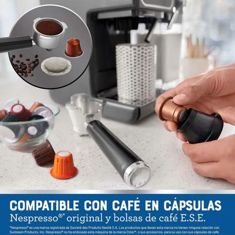 Cafetera Express 20 Bares Smartlife Ec8501 Apta Cápsulas!!