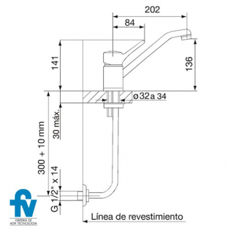 Griferia fv best sale swing cocina