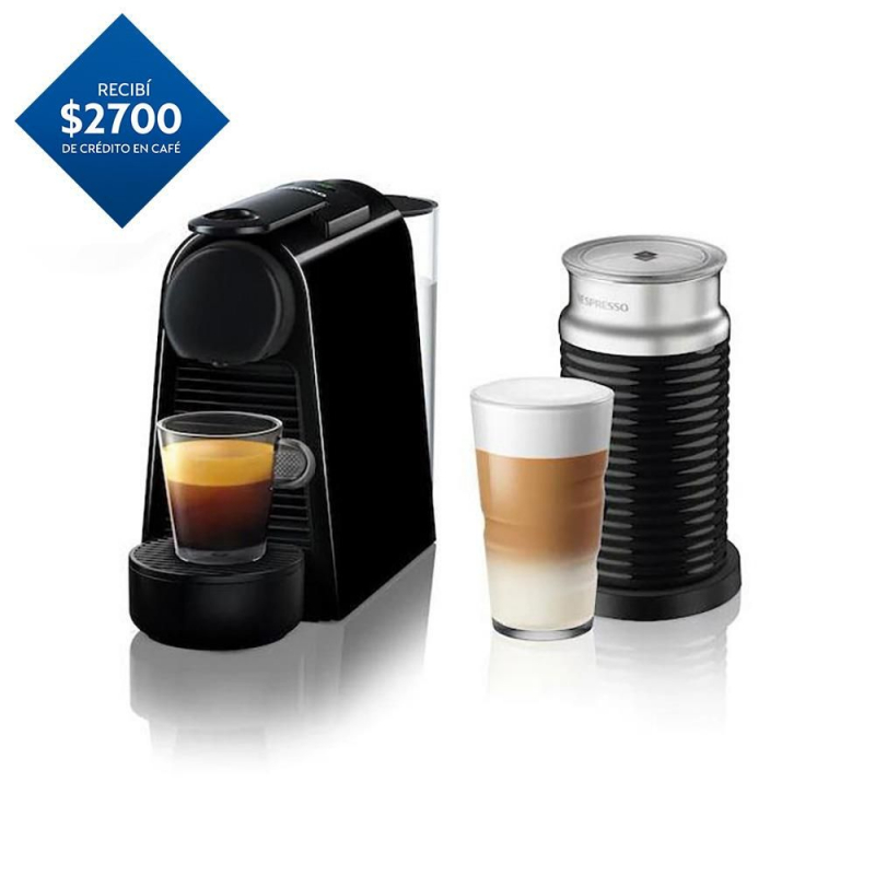 CAFETERA NESPRESSO ESSENZA MINI D + AEROCCINO 3 A3KD30AR