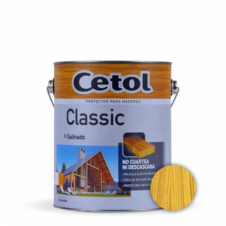 Cetol Classic Satinado 4 lts - Natural