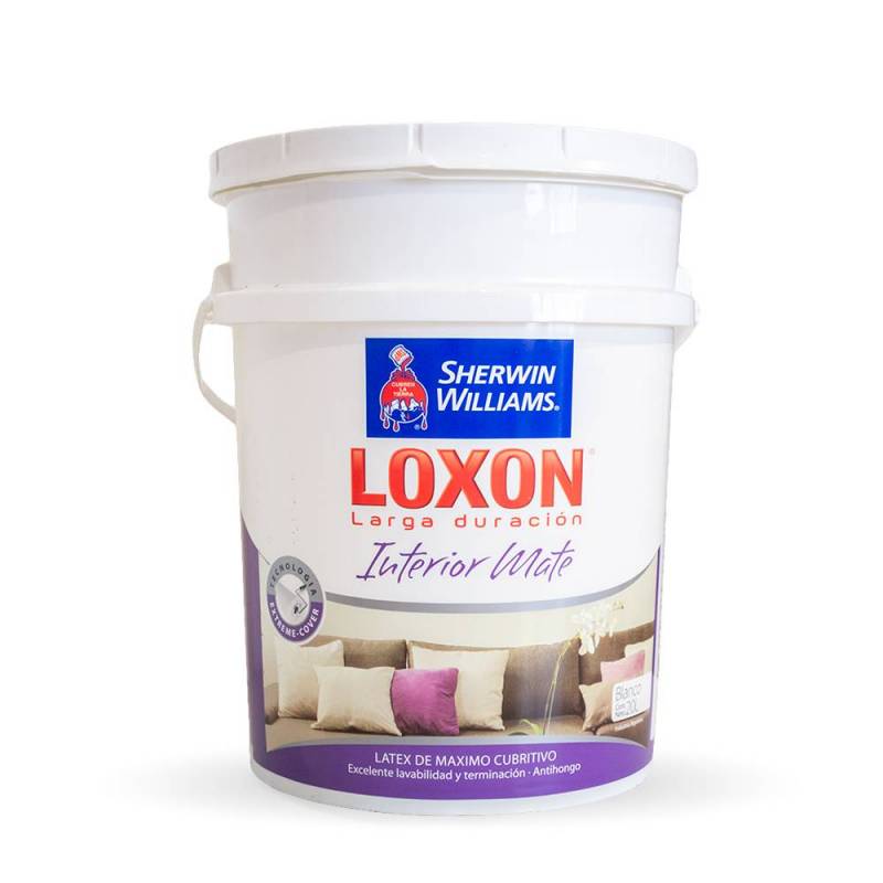 Loxon Larga Duración Látex Interior Mate Sherwin Williams 20 Lts
